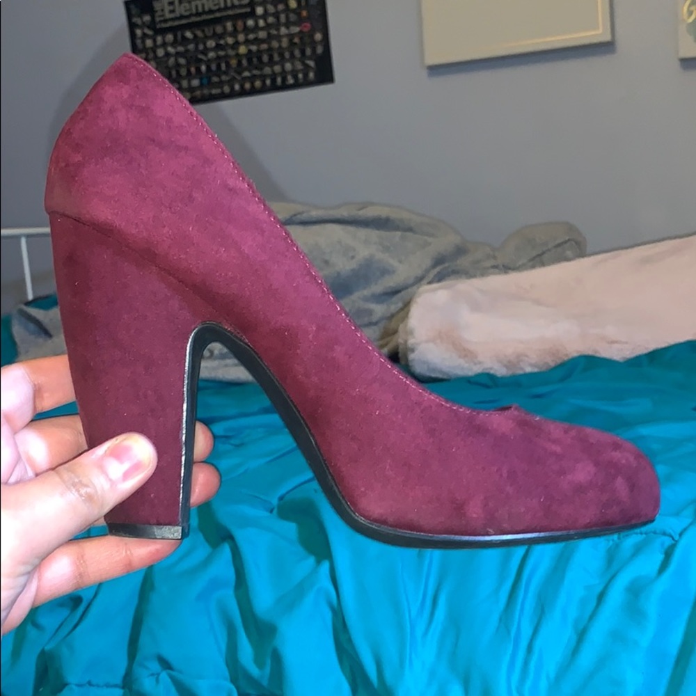 Burgundy Heels